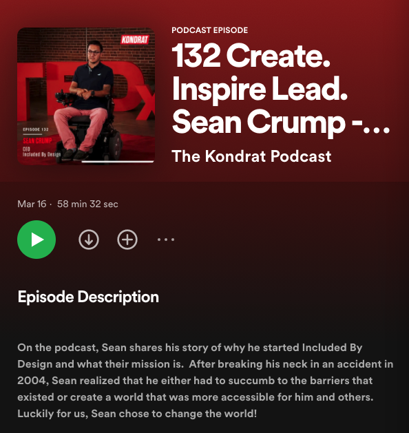 Listen Now: Episode 132 The Kondrat Podcast.