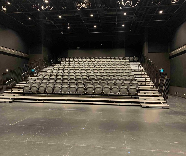 Theatre at Washroom at Evan Hazell Theatre, Brookfield Residential YMCA at Seton