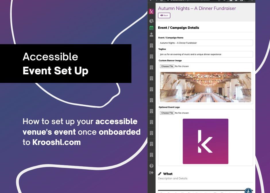 Creating Accessible Events on Krooshl